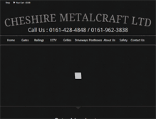 Tablet Screenshot of cheshiremetalcraft.co.uk